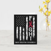 動脈瘤戦士 米国国旗 カード (黄色い花)