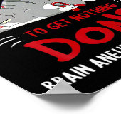 動脈瘤認識度キャットリボン ポスター (角)