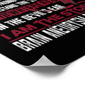 動脈瘤認識度私はストームデビル ポスター (角)