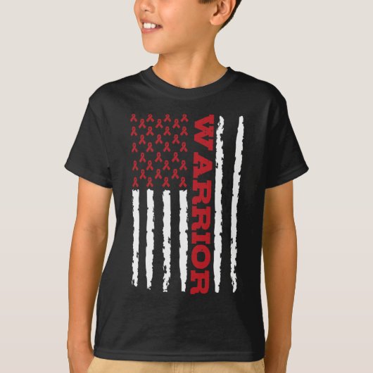 動脈瘤認識度9 Tシャツ (正面)