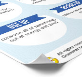 動詞とその前置詞101 ポスター (角)