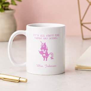 動詞と名詞がすべて Grammar コーヒーマグカップ