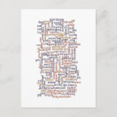 動詞地図 ポストカード (正面)