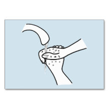 動詞、ハンドリーディング フラッシュカード 大人向け