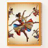 動鮮やかきの色 ノートブック (裏面)