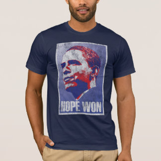 勝たれる希望! -米国のバラック・オバマの大統領 Tシャツ