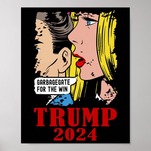 勝ちおもしろいのトランプのためのゴミ切り札 ポスター (正面)