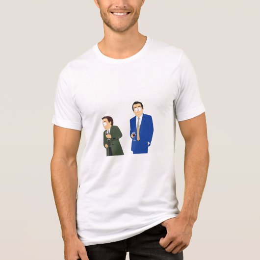 「勝ちだね!」と心の中で思ってる トライブレンドTシャツ (正面)