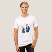 「勝ちだね!」と心の中で思ってる トライブレンドTシャツ (正面全面)