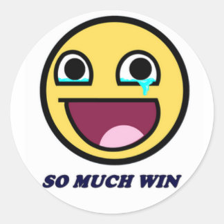 勝ち勝ち！ ラウンドシール