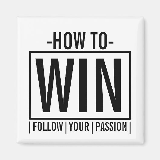 勝ち方 マグネット (正面)