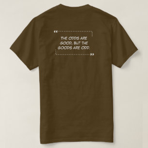 勝ち目は茶色のTシャツ Tシャツ