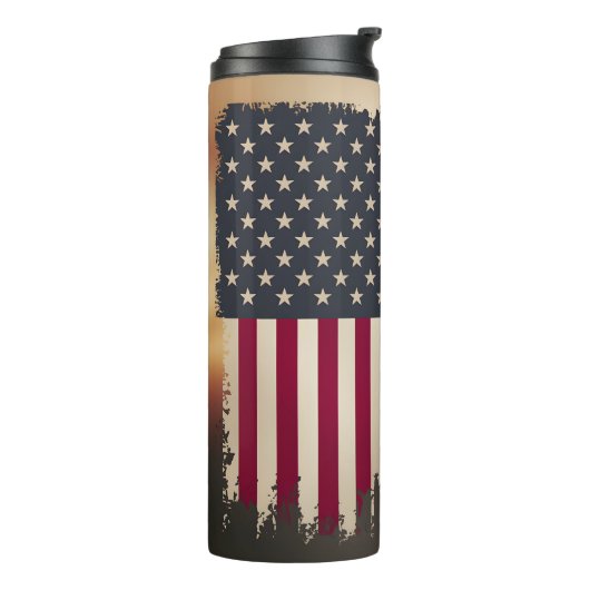 勝ち統一されたのために第二次世界大戦アメリカ国旗の愛国心 タンブラー (回転左)