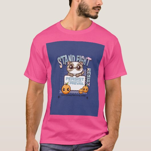 勝ち続けることに抵抗する Tシャツ (正面)