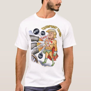 勝ち誇った切札の英雄のTシャツ Tシャツ