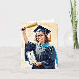 勝ち誇った応援 – 成功へのトースト カード