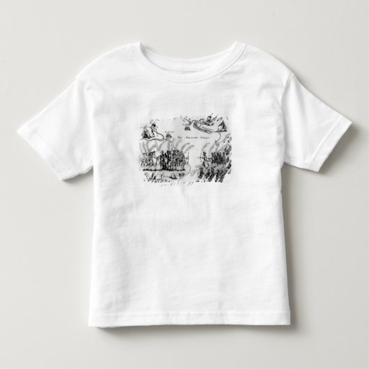 勝ち誇った自由か落下 トドラーTシャツ (正面)