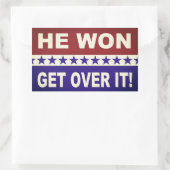 勝ったぞ！シール 長方形シール (バッグ)