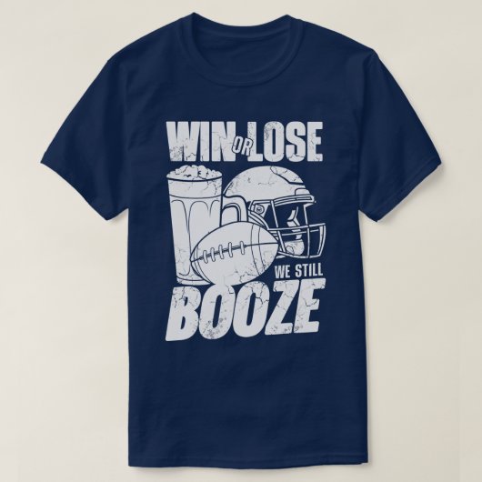 勝つか負けるかまだ酒を飲む Tシャツ (デザイン正面)