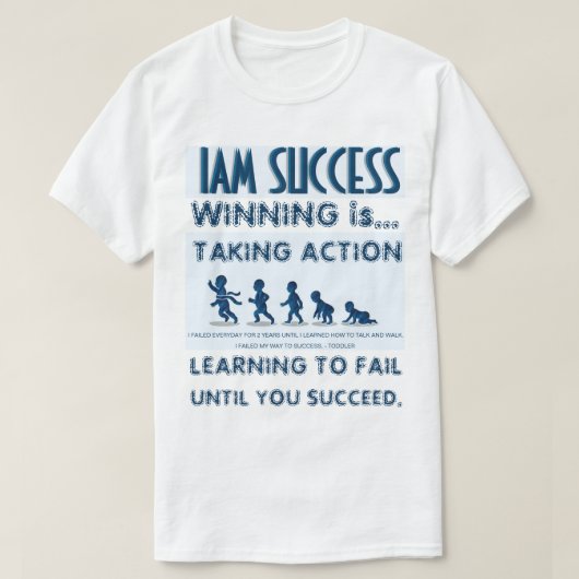 勝つことこそ Tシャツ (デザイン正面)