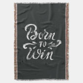 勝つために生まれて下さい スローブランケット (正面縦)