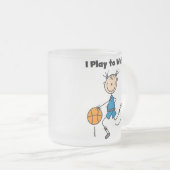 勝つべきBボールの演劇 フロストグラスマグカップ (正面右)