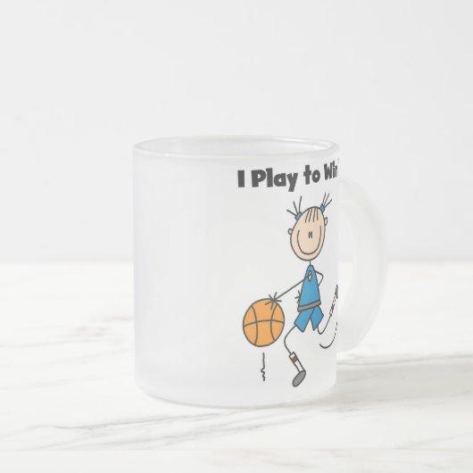 勝つべきBボールの演劇 フロストグラスマグカップ (正面右)