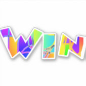 勝つ シール (正面)