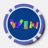 勝つ ポーカーチップ (裏面)