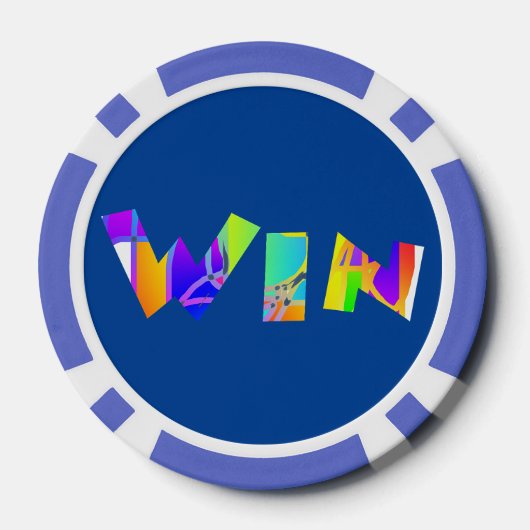 勝つ ポーカーチップ (裏面)