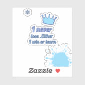 勝やる気を起こさせるつか負けない(_I学) シール (シート)