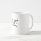 勝利か何かTシャツ コーヒーマグカップ (正面右)