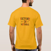勝利か何かTシャツ Tシャツ (裏面)