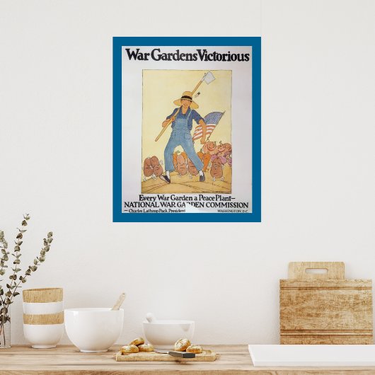 勝利した軍菜園 ポスター (キッチン)