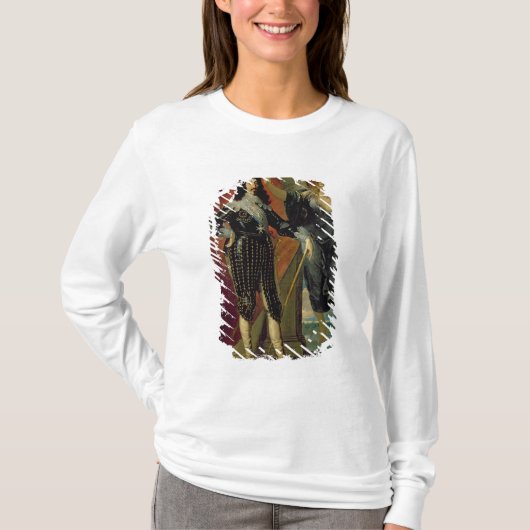 勝利によって戴冠するルイXIII 1635年 Tシャツ (正面)