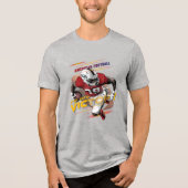 勝利に足を踏み入れる | メンズ トライブレンドTシャツ (正面)