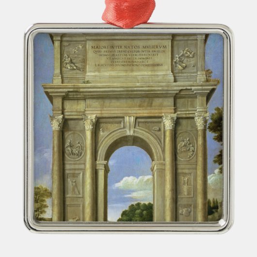 勝利のアーチ メタルオーナメント (正面)