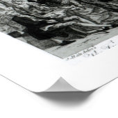 勝利のアーチ、南のハンデルの像 ポスター (角)