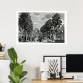 勝利のアーチ、南のハンデルの像 ポスター (ホームオフィス)