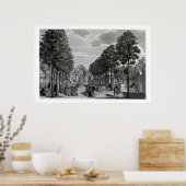 勝利のアーチ、南のハンデルの像 ポスター (キッチン)