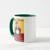 勝利のギフトのマグのためのヴィンテージの発掘 マグカップ (正面左)