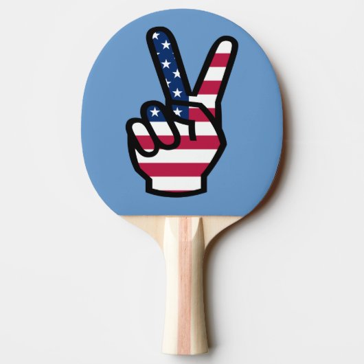 勝利のサイン 卓球ラケット (裏面)