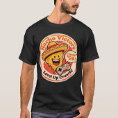 勝利のチーズ 楽しいゲーマーのナチョス Tシャツ (正面)