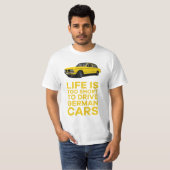 勝利のドロマイト – 人生も…ドイツ人を運転する Tシャツ (正面フル)