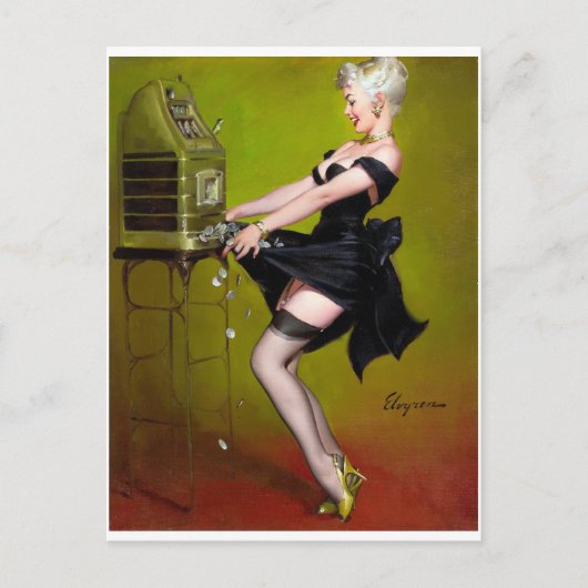 勝利のピンアップ ポストカード (正面)