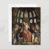 勝利のヴァージンまたはマドンナと子 ポストカード (正面/裏面)