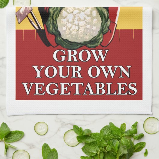 勝利の台所タオルのためのヴィンテージの発掘 キッチンタオル (折り畳み)