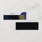 勝利の名刺をアーチ スキニー名刺 (正面/裏面)