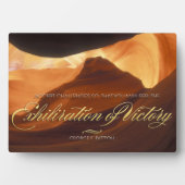 勝利の喜び フォトプラーク (正面)