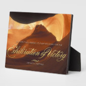 勝利の喜び フォトプラーク (側面)